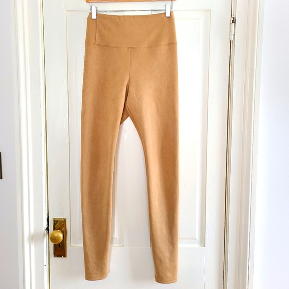 🔥 WINTER SALE - WILFRED FREE - Faux suede daria leggings in camel - Picture 7 of 9